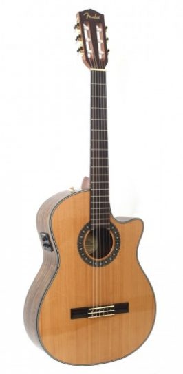 Đàn Guitar Fender CN-240SCE Thinline Classical, Natural